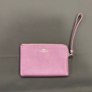 Coach Mauve Wristlet